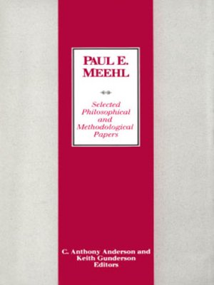 cover image of Selected Philosophical and Methodological Papers